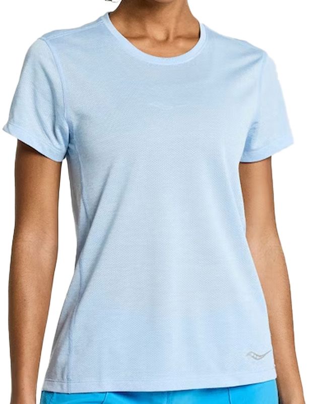 Saucony Stopwatch SS W T-shirt Ether Heather, M