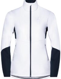 Odlo Jacket Langnes W Längdskidjacka White/Dark Sapphire, L