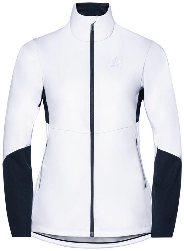 Odlo Jacket Langnes W Längdskidjacka White/Dark Sapphire, XL