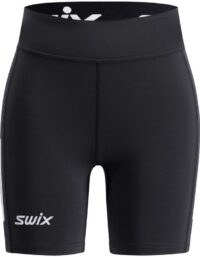 Swix Pace High Waist Half Tights W Löparshorts Black, XS