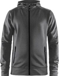 Craft Noble Full Zip Hood M Tröja Black, S