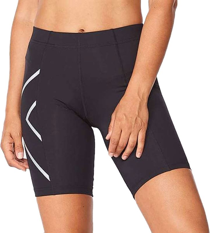 2XU Core Compression Shorts W Löparshorts Black/Silver, XL