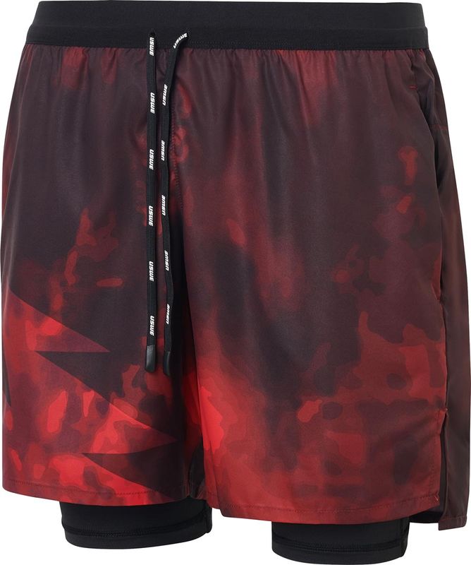 Uswe Dimma Trail Running Shorts M Löparshorts Flame Red, S