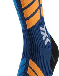 X-Socks X-Country Perform Crew Strumpor Marine/Orange, 39/41