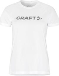 Craft CORE Essence Logo Tee W T-shirt White, XL