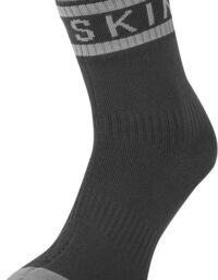 Sealskinz Mautby Våtsockor Black/Dark Grey, XL