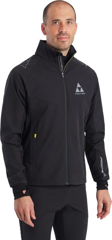 Fischer Mora Speed Jacket M Längdskidjacka Black, S