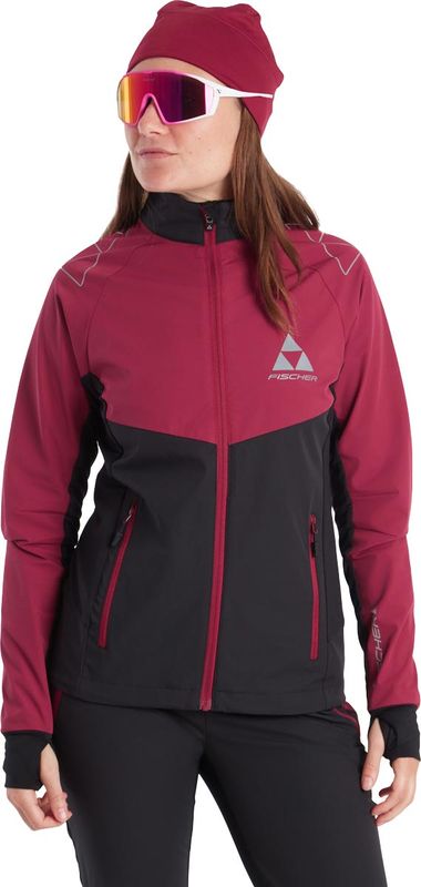 Fischer Mora Speed Jacket W Längdskidjacka Pink Mulberry, M