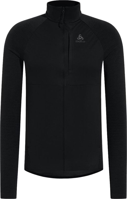 Odlo Zeroweight Pro Performance Wool Windproof Hybrid XC Jacket M Längdskidjacka Black, XL