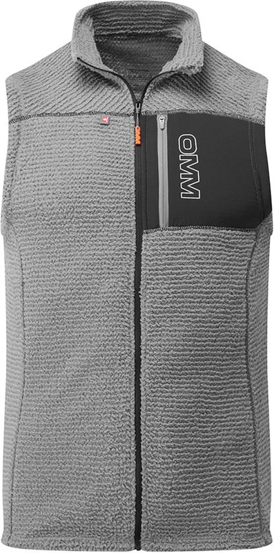 OMM Core Zipped Vest M Löparväst Grey, L