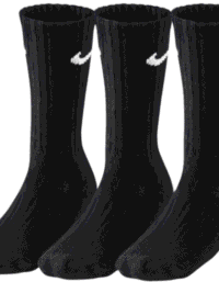 NIKE Cushioned Crew 3-pack Black Socks (Storlek: 46-50)