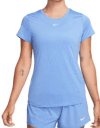 NIKE Dri-FIT One Tee Blue Women (Storlek: XL)