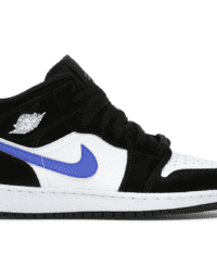 Air Jordan 1 Mid Black Racer Blue