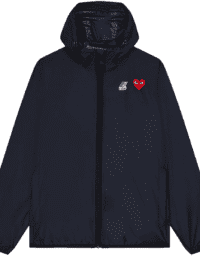 Comme des Garcons PLAY x K-Way Full-Zip Packable Jacket Navy