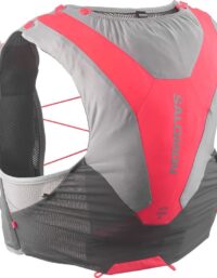 Salomon ADV Skin 5 Vest U Vätskeryggsäck Castelrock/Alloy/Neon Flame, L