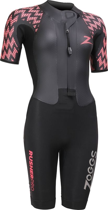 Zoggs Rusher Pro Shorty W Våtdräkt Black/Red, L