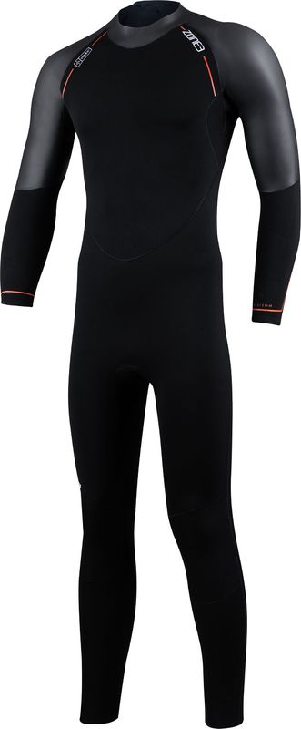Zone3 Active-Flex Wetsuit M Våtdräkt Black/Orange, M