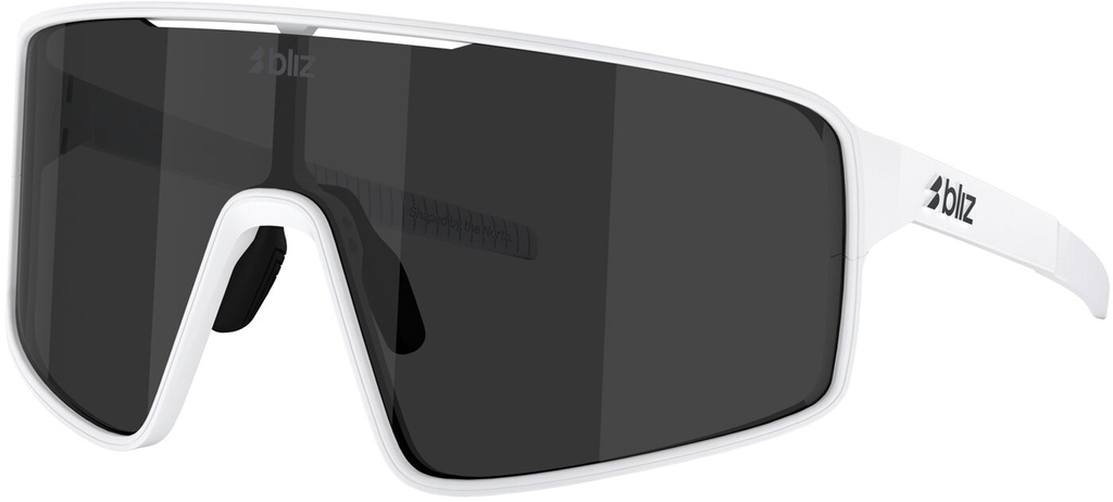 Bliz P001S Sportglasögon White w/ Smoke
