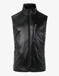 Pelle P - Arolla Aero Vest, Jet Black Vindtätt och vattenresistent lättviktplagg med stretch