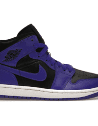 Air Jordan 1 Mid Purple Black