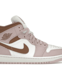 Air Jordan 1 Mid Pink Oxford Brown