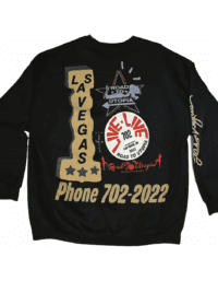 Travis Scott Road to Utopia Las Vegas Crewneck Black
