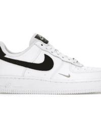 Nike Air Force 1 Low Essential White Black Gold Mini Swoosh