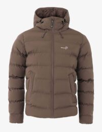 Pelle P - Commodus Padded Jacket, Carob Brown Varm och skön vinterjacka tillverkad i ett vindtätt och vattenavvisande material med stretch