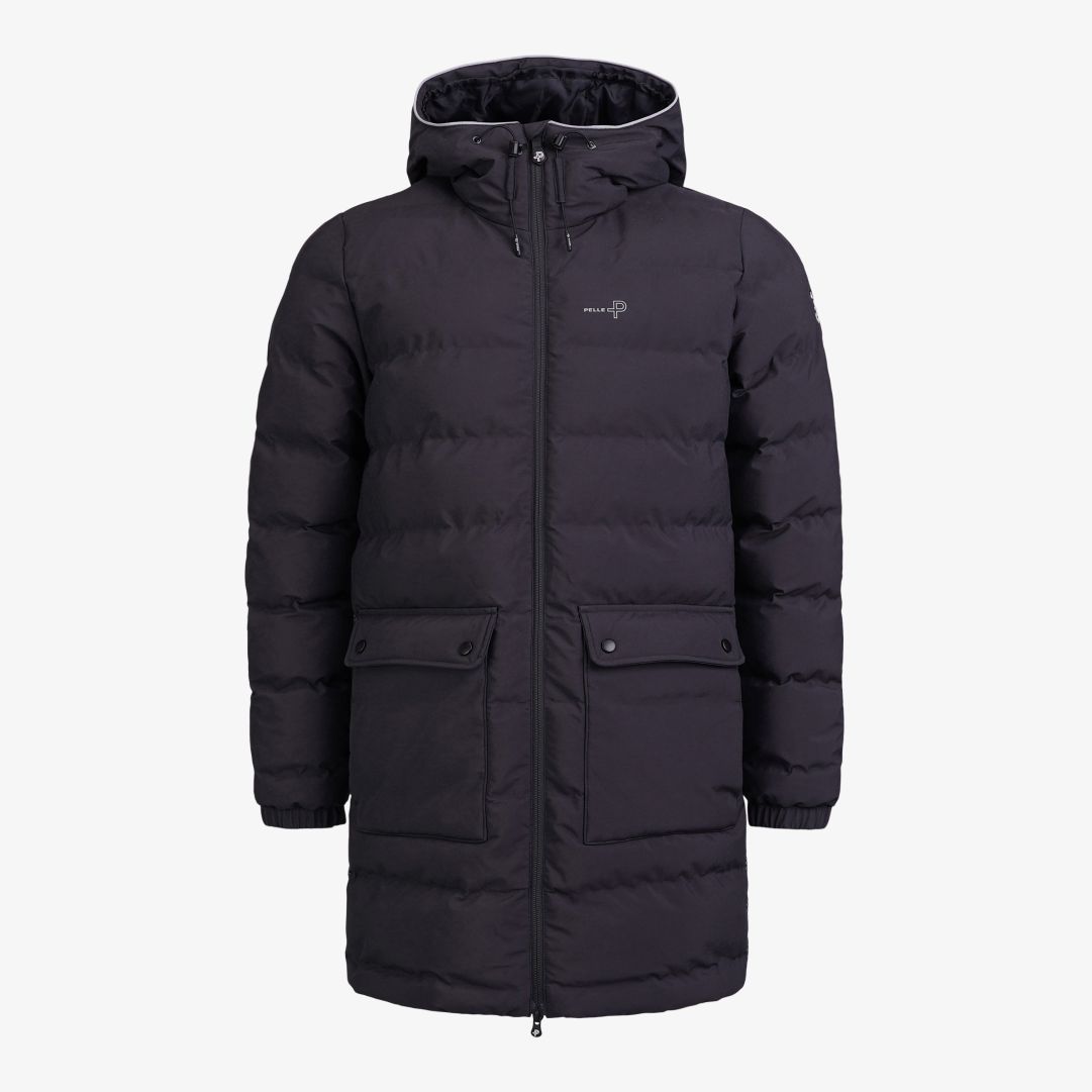 Pelle P - Commodus reflective Parka, Reflective Charcoal Vinterparka i reflekterande material tillverkad i vatten- och vindavvisande tyg med stretchmembran och