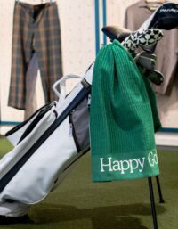 Happy Golfer Happy Golfer Golfhandduk - Grön