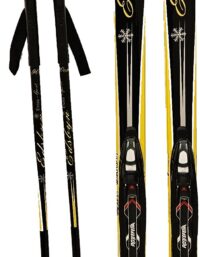 Edsbyn Kids' Edsbyn Extra Ski Set Black/Yellow