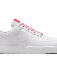 Nike Air Force 1 Low 07 White Pink Foam Metallic Silver Light Crimson