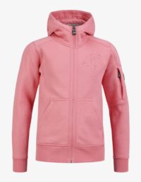 Pelle P - JR P-hoodie, Willa Pink En av våra storsäljare! P-Hoodien är tillverkad i en mjuk och skön bomullsblandning, har två stora kängurufickor framtill och