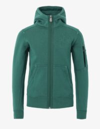 Pelle P - JR P-hoodie, Dark Emerald En av våra storsäljare! P-Hoodien är tillverkad i en mjuk och skön bomullsblandning, har två stora kängurufickor framtill oc