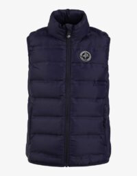 Pelle P - JR Tempest Vest, Dk Navy Blue Multifunktionella JR Tempest Vest är fodrad med återvunnen polyester, ett dunliknande och följsamt material