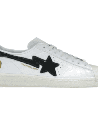 Adidas Superstar Vintage Bape White Black