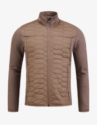 Pelle P - Levo Quilted Zip, Toffee Levo Quilted Zip är ett tekniskt mellanlager med fyrvägsstretch i ärmarna för full rörelsefrihet