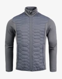 Pelle P - Levo Quilted Zip, Granite Levo Quilted Zip är ett tekniskt mellanlager med fyrvägsstretch i ärmarna för full rörelsefrihet