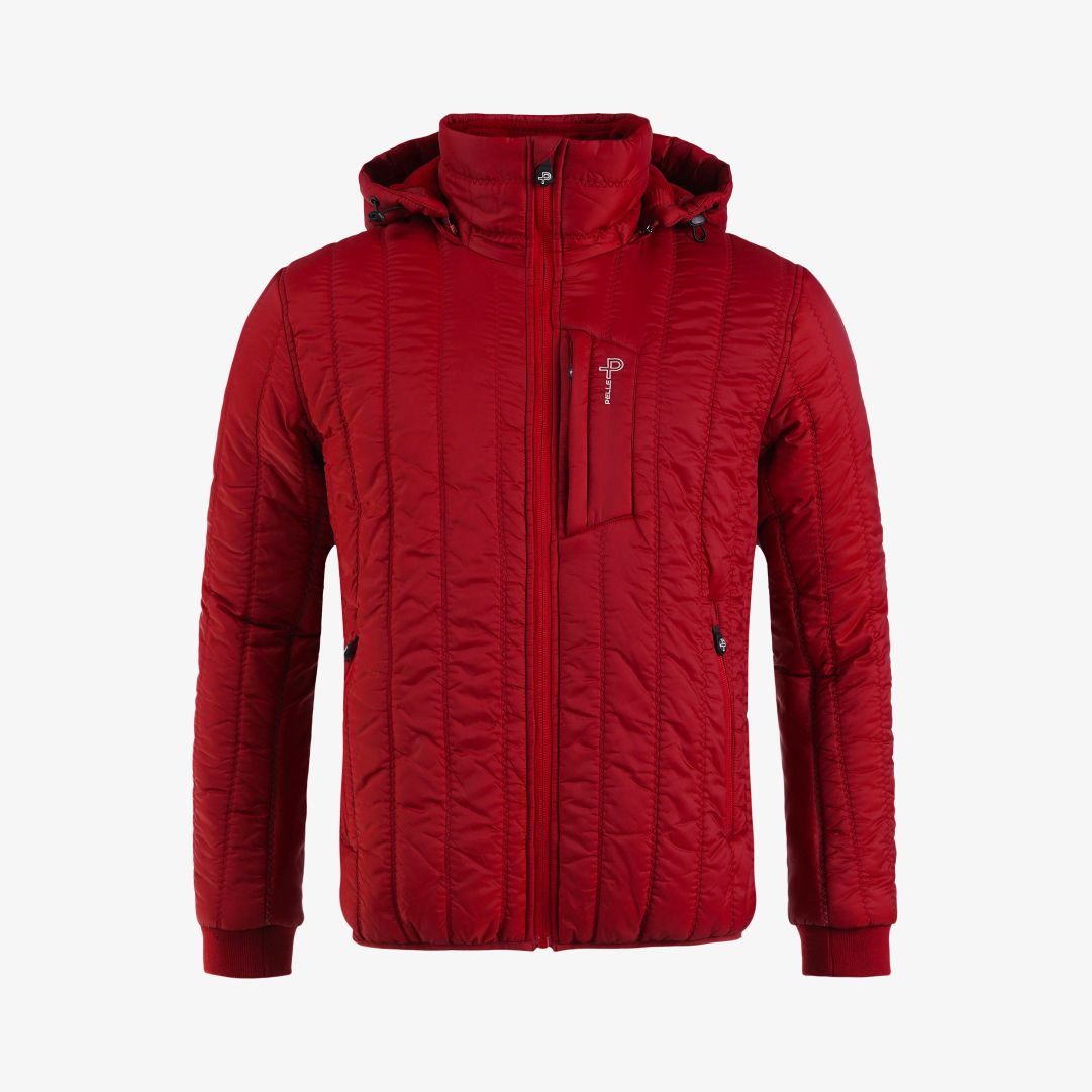 Pelle P - Mistral Jacket, Cowes red Med sitt mjuka fleecefoder och vaddering i smidig Sorona® DuPont är Mistral Jacket en perfekt vår och höstjacka som även sky