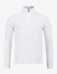 Pelle P - P-Half Zip, White Användbar med diskreta detaljer