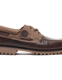 Timberland 3-Eye Lug Handsewn Boat Shoe Root Beer