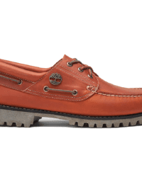 Timberland 3-Eye Lug Handsewn Boat Shoe Orange