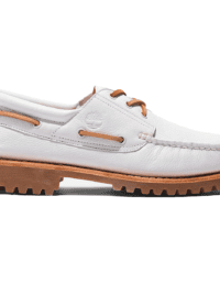 Timberland 3-Eye Lug Handsewn Boat Shoe White