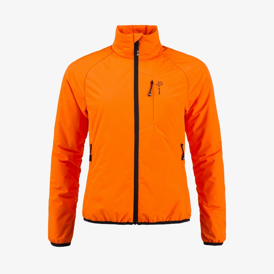 Pelle P - W Arolla Aero Jacket, Blazing Orange Högfunktionell lättviktsjacka för en aktiv livsstil utomhus
