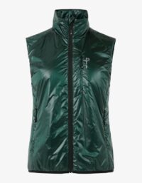 Pelle P - W Arolla Aero Vest, Jet Green Vindtätt och vattenresistent lättviktplagg med stretch