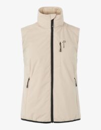Pelle P - W Arolla Aero Vest, Lt. Beige Oak Vindtätt och vattenresistent lättviktplagg med stretch