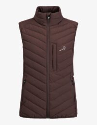 Pelle P - W Arolla Vest, Carob Brown Högfunktionell förstärkningsväst  utvecklad för en aktiv livsstil, i stretchigt material för maximal bekvämlighet och full