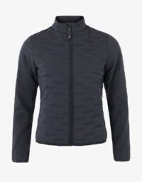 Pelle P - W Aura Down Jacket, Dk Navy Blue Smidig och bekväm dunjacka med bondade kanaler i kropp och släta ärmar
