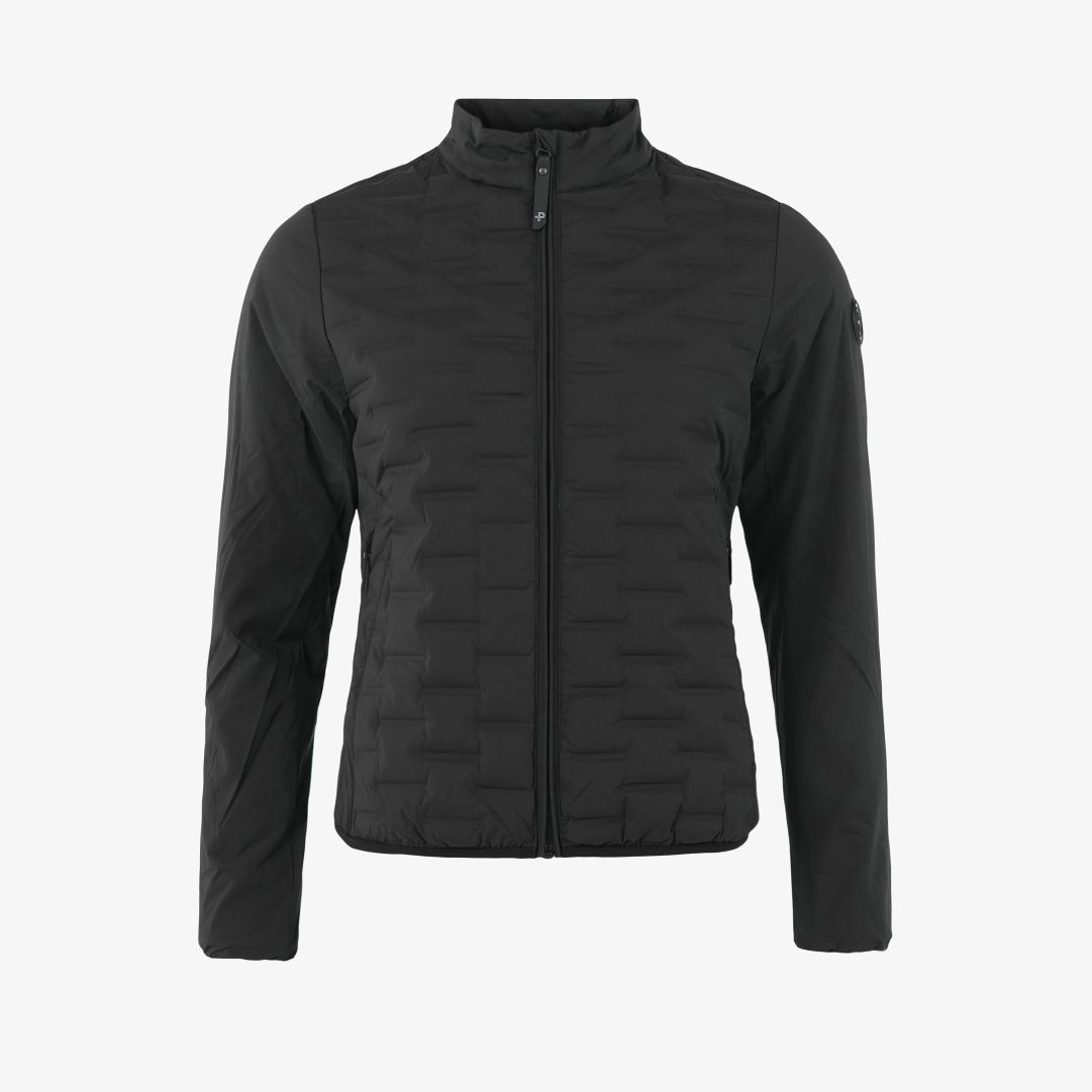 Pelle P - W Aura Down Jacket, Ink Smidig och bekväm dunjacka med bondade kanaler i kropp och släta ärmar