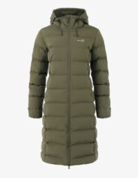 Pelle P - W Commodus Padded Coat, Khaki Green Varm och skön vinterkappa tillverkad i ett vindtätt och vattenavvisande material med stretch